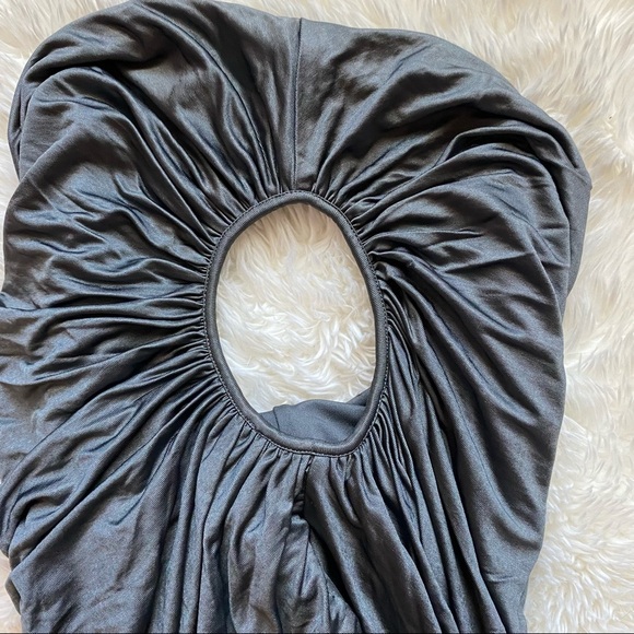 Kardashians BEBE One Shoulder Grey XS Dress - Picture 4 of 8